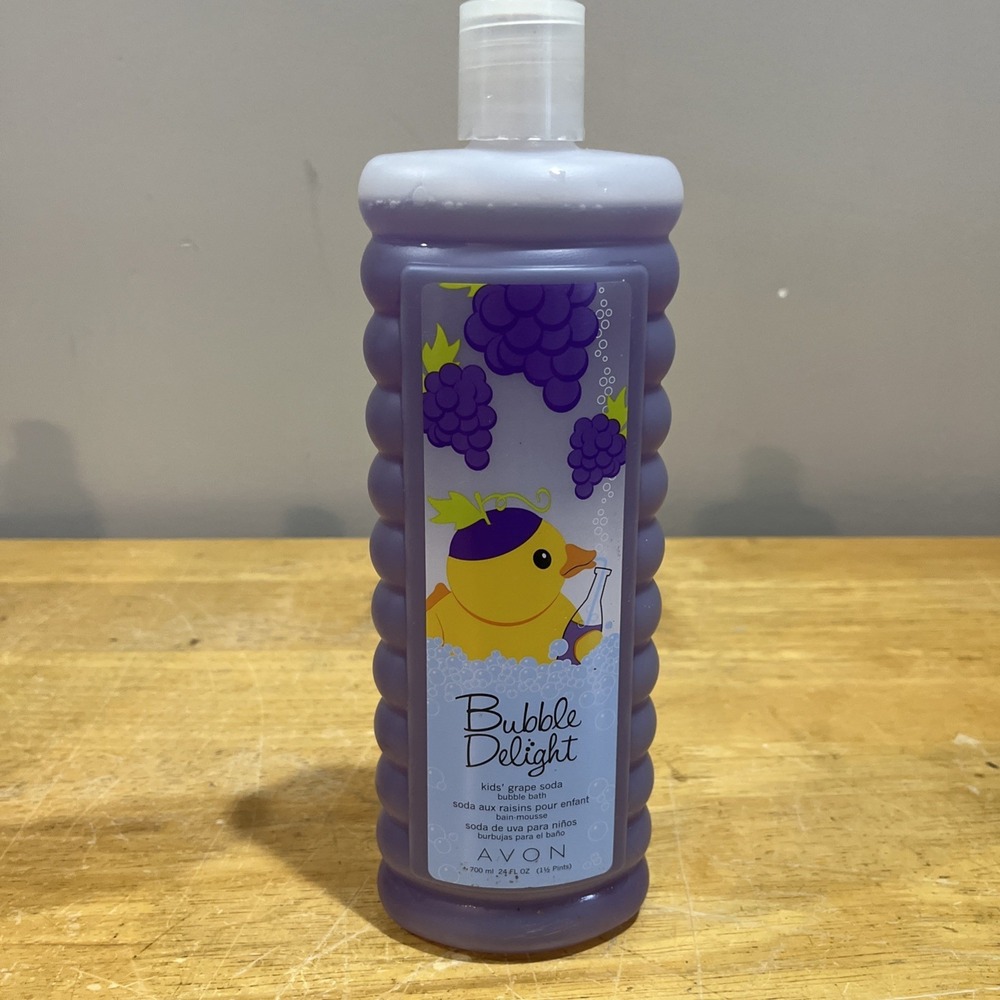 2011 Avon Bubble Bath‎ Delight For Kids Bubble Bath Grape Soda  24Oz Sealed